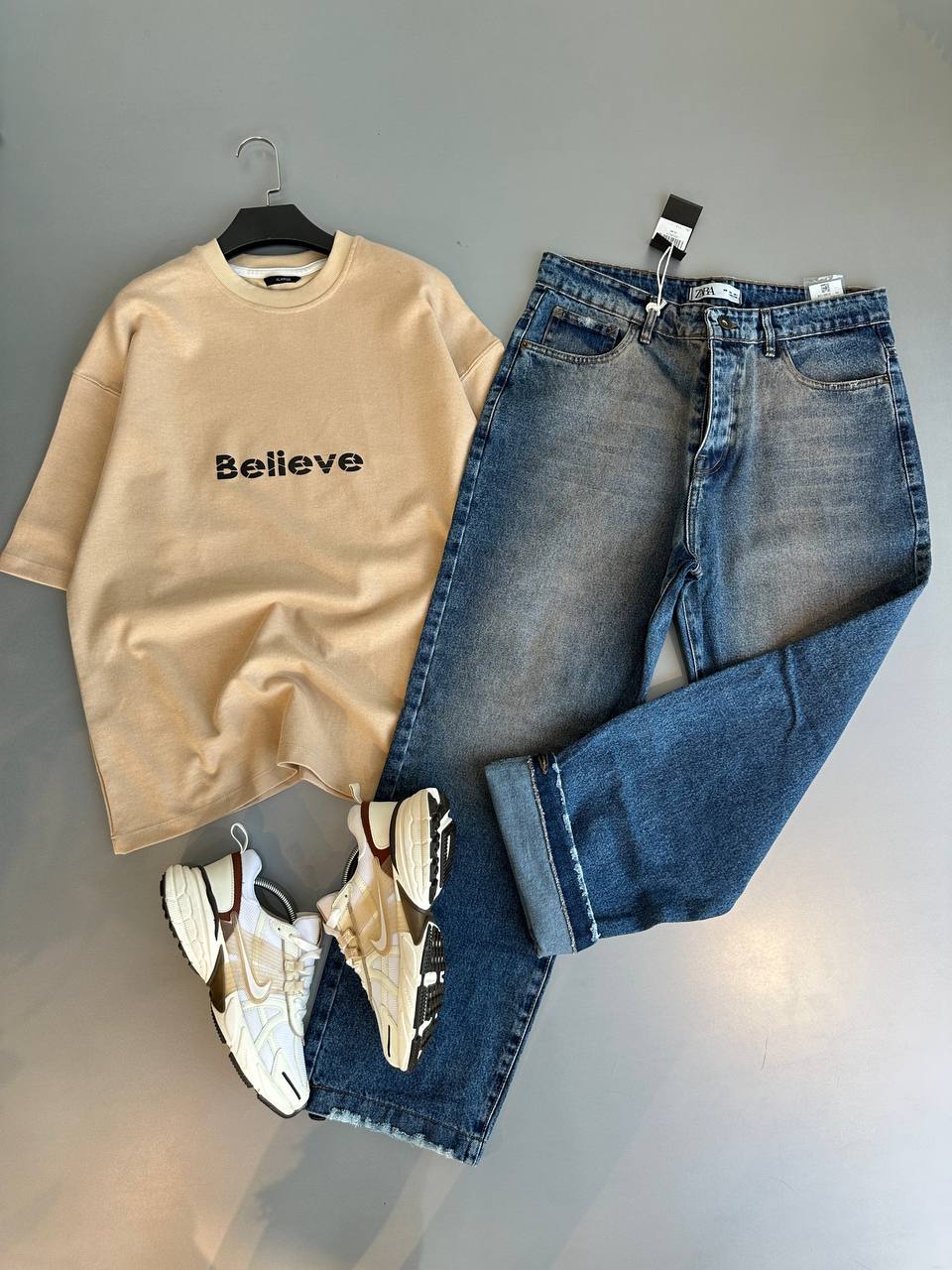 تیشرت باکسی Believe